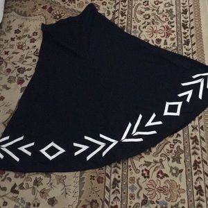 Mermaid  cut ethnic skirt